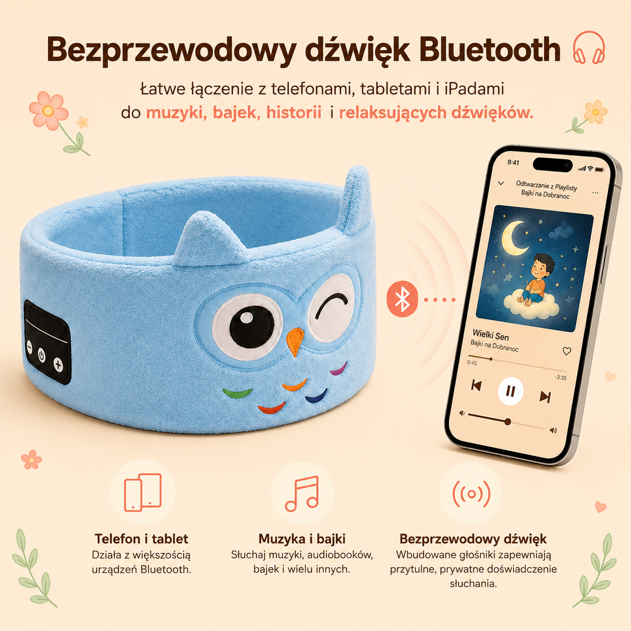 USZAKI™ - Słodkie Słuchawki Dla Dzieci